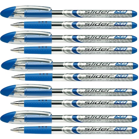 Schneider Pen Slider Basic XB Ballpoint Pen Viscoglide Ink, 1.4 mm, Violet, 10PK 151203
